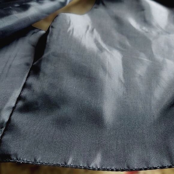 Vtg kid's black pinstripe formal vest - Picture 5 of 9